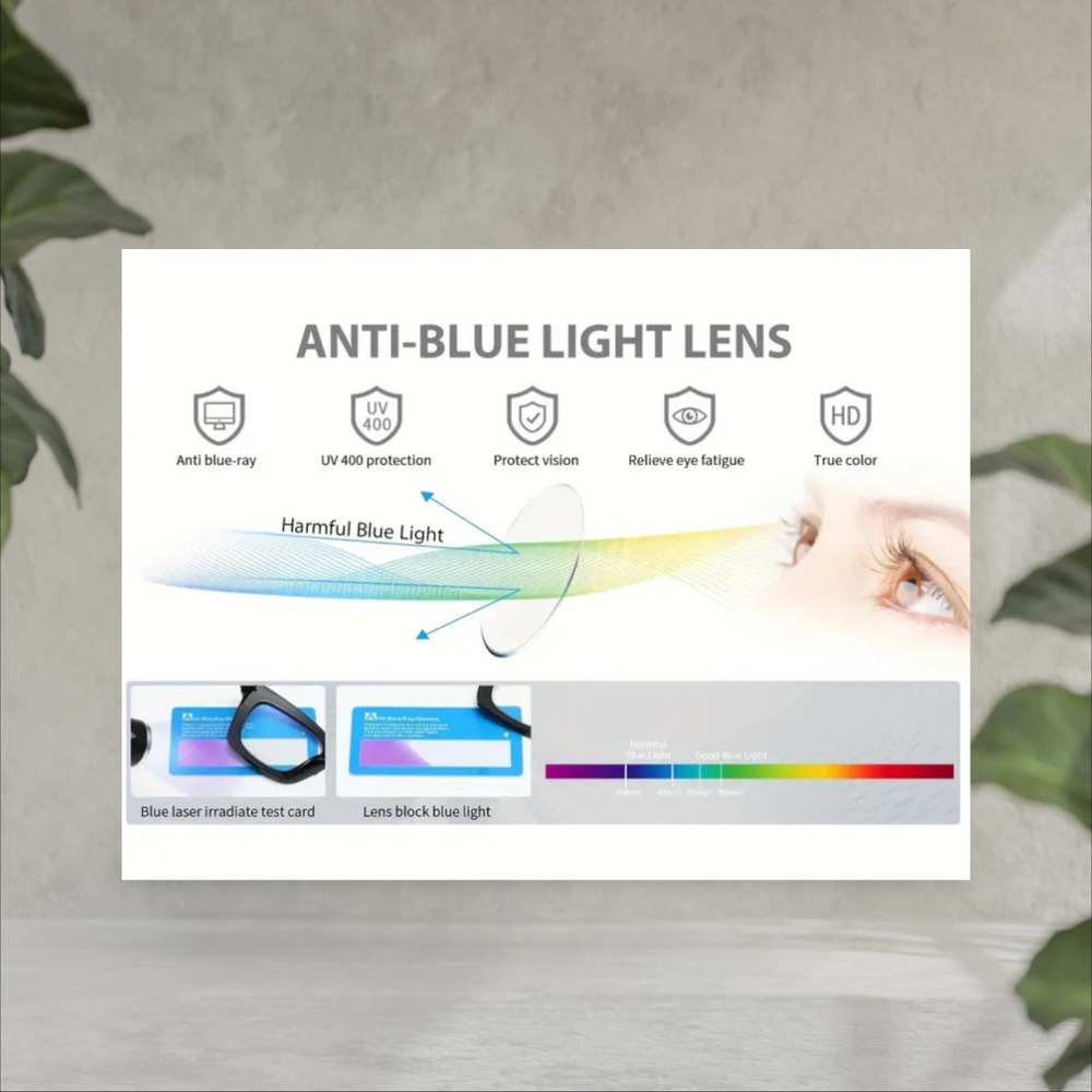 *NEW* Women's Oprah Style Reading + Blue Light Glasses - Picture 2 of 3